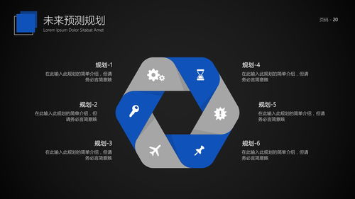 藍色星空科技商務(wù)匯報動態(tài)PPT模板 融合10000個免費圖標，助力計算機軟硬件技術(shù)開發(fā)成果展示